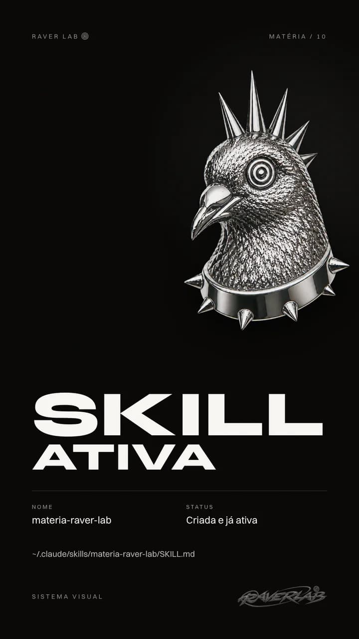 Raver Lab · Matéria, peça 4